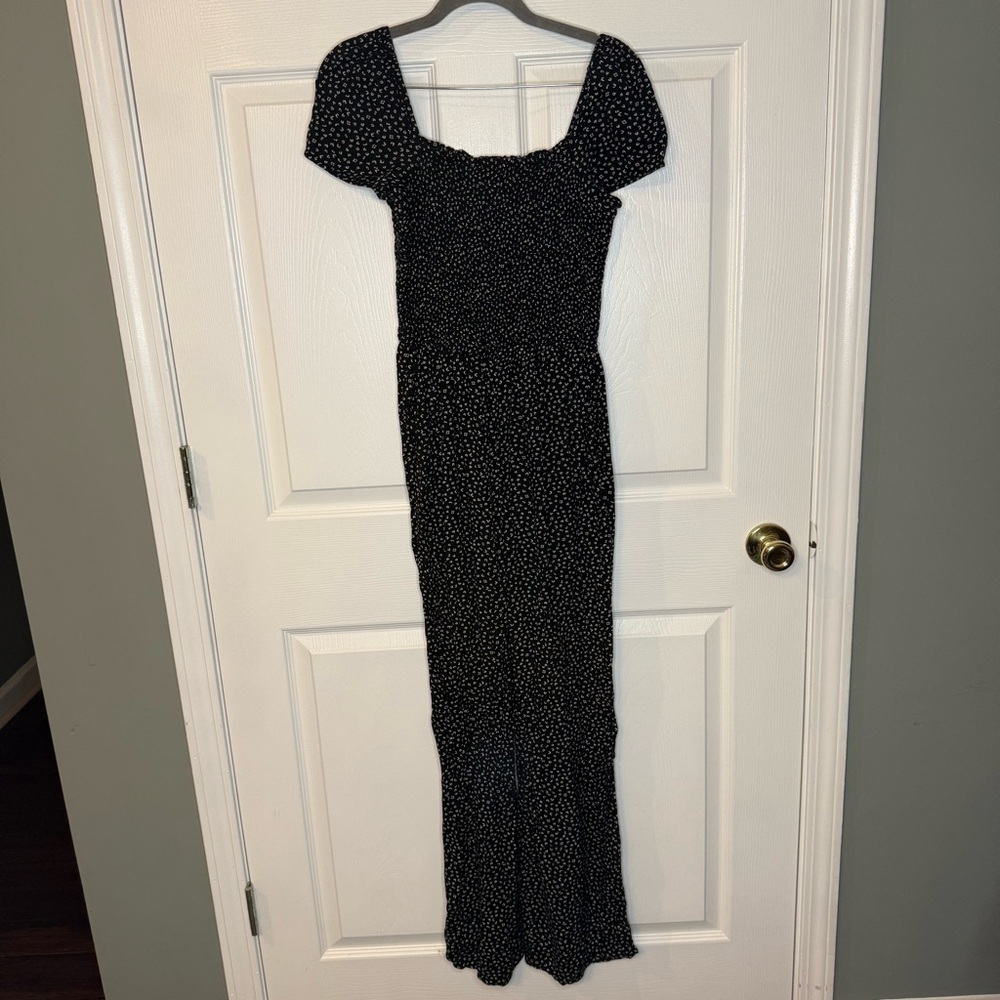 Abercrombie & Fitch Jumpsuit with Elastic Shirring at Chest Size Medium GUC